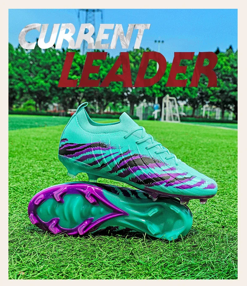 Herren-Fußballschuhe Sport Ultraleicht Rutschfest Outdoor Erwachsene Stollen Spiel Unisex-Fußballschuhe Bequem Rasen Hochwertig