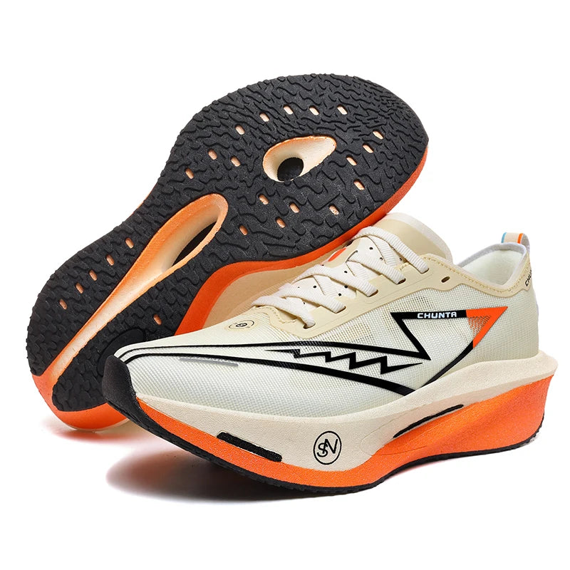 Men Running Shoes Carbon Board Marathon Speciality Sports Breathable Lightweight Women's Comfortable Athletic Chunta Sneakers