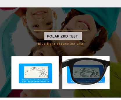 Kids Polarized Sunglasses TR90 Boys Girls Sun Glasses Silicone Safety Glasses Gift for Children Baby UV400 Eyewear Age 3-12