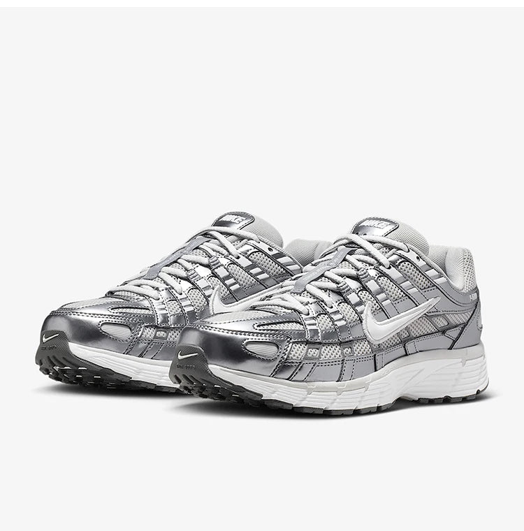 Nike Originals P-6000 Låga snörskor för damer, slitstarka fritids- och sportskor IO3496-001