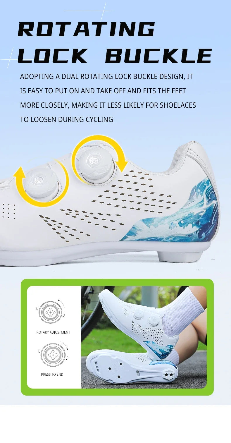 Profesjonalne męskie buty do kolarstwa szosowego, buty rowerowe SPD, podeszwa MTB, płaskie, wyścigowe, szybkie, do jazdy w terenie, obuwie rowerowe górskie, pedały sportowe