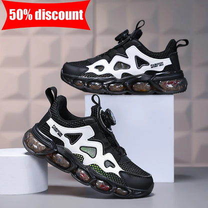 Children Sports Shoes Ultra Light Mesh Breathable School Training Running Shoes Soft Sole Anti Slip Casual Walking Shoes Kids