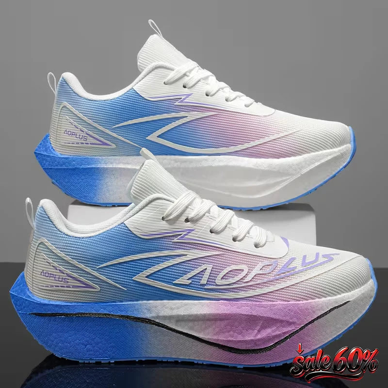 2026 Air Cushion Jogging Shoes Running Shoes Carbon Board Marathon Men Sports Breathable Lightweight Women's Nonskid Sneakers