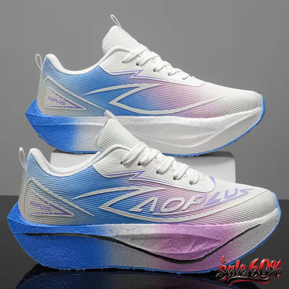2026 Air Cushion Jogging Shoes Running Shoes Carbon Board Marathon Men Sports Breathable Lightweight Women's Nonskid Sneakers