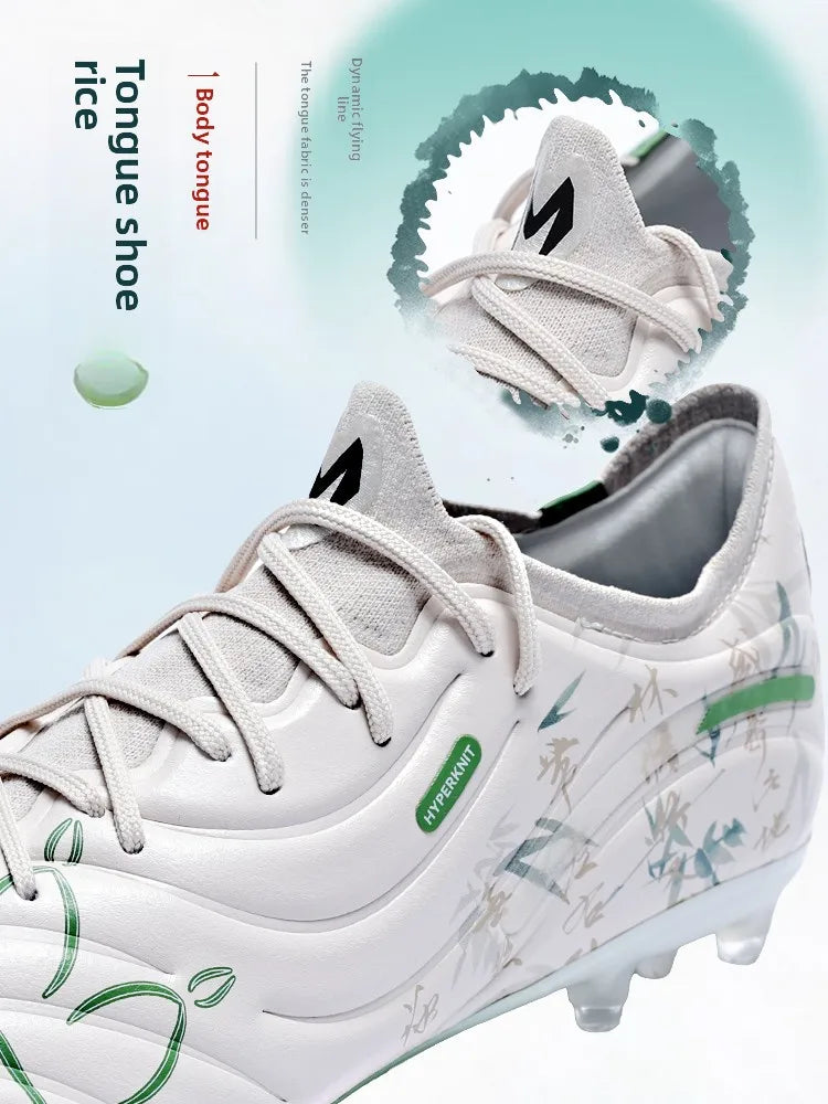 Kelme Men's Football Shoes Adult MG Short Spikes Artificial Turf Training Football Boots Ultra Light Anti-Slip Soccer Shoes