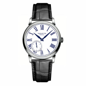 FARASUTE New 39mm Manual Customized Mechanical Movement Watch Men Casual Power Reserve 80 hours Sapphire Wristwatch reloj hombre