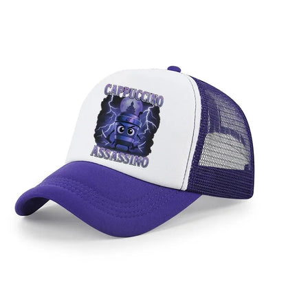 Italian Brainrot Baseball Caps Funny Anime Print Tung Tungtung Sahur Hats Summer Adjustable Fmaliy Headdress Cap Birthday Gifts