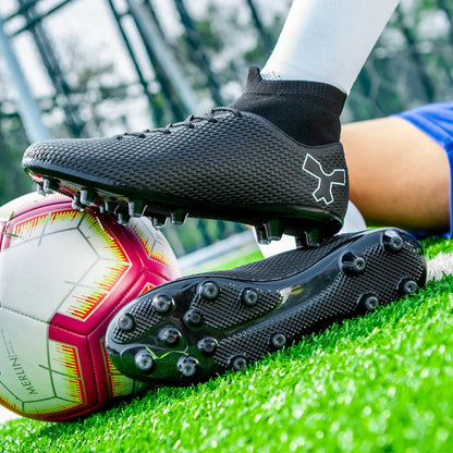 Hoogwaardige voetbalschoenen voor heren, duurzame voetbalschoenen voor jongens, lichtgewicht voetbalschoenen voor kinderen, futsal-trainingsschoenen, voetbalschoenen met noppen