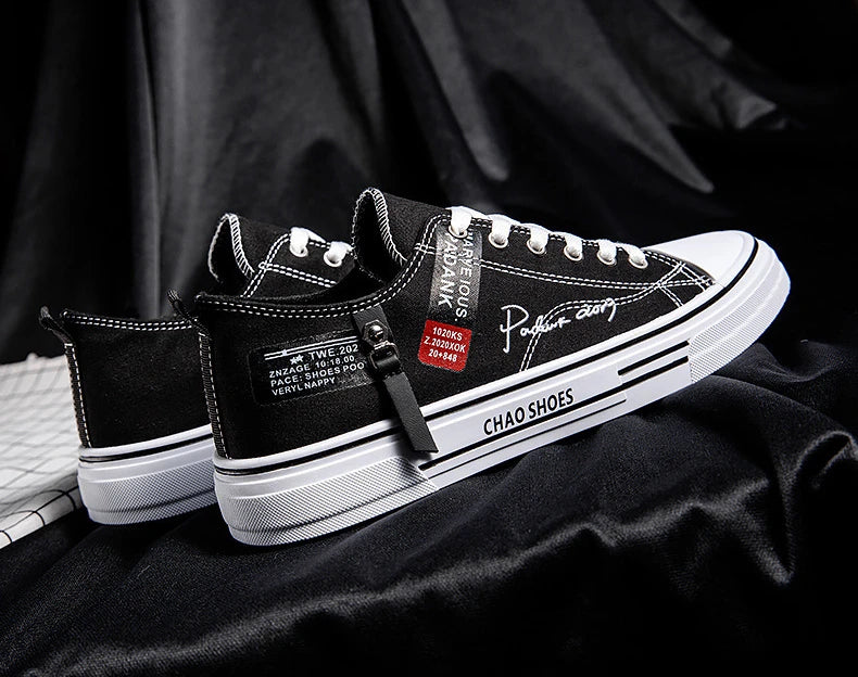 2025 été hommes toile baskets basses décontracté respirant chaussures pour adolescent à la mode léger jeunesse Streetwear confort chaussures
