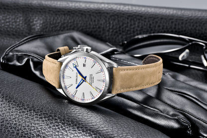 Orologi CORGEUT NH35/MIYOTA 8215 da uomo con cinturino in pelle, meccanici automatici, vetro zaffiro, orologi alla moda, casual e sportivi