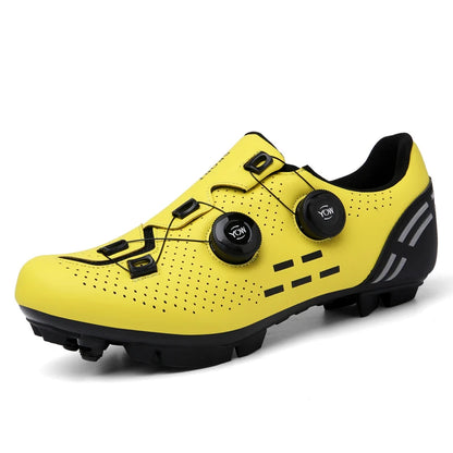 Scarpe da ciclismo di alta qualità da uomo SPD autobloccanti per bici da corsa, scarpe sportive da donna MTB da montagna antiscivolo 36-47