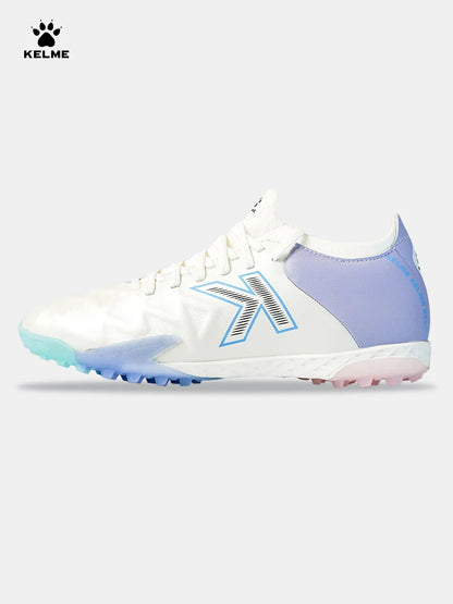 Chuteiras de treino Kelme para homem Tf Broken Nails, para relva artificial, antiderrapantes, para jovens, em pele de bezerro, para competição