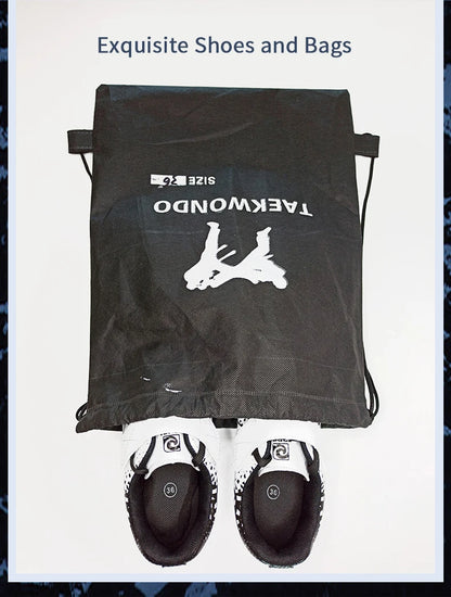 Zapatillas de taekwondo transpirables y resistentes al desgaste, para kickboxing y kung fu. Zapatillas profesionales de taekwondo y artes marciales, para niños y adultos.