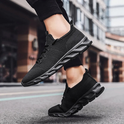 Herenhardloopschoenen met zachte zolen, slijtvaste, ademende sportschoenen van mesh, outdoor-mode, tennis schoenen in grote maten voor heren