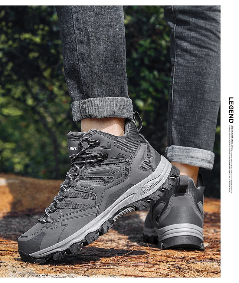 Zapatillas de senderismo unisex, zapatillas deportivas para actividades al aire libre, botas de acampada, zapatillas impermeables de mujer para caminar, zapatillas de senderismo antideslizantes