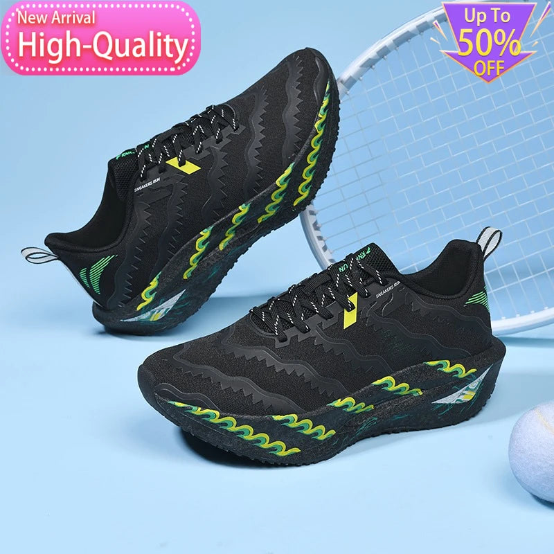 Chaussures de sport d'été pour homme et femme, légères, pour le marathon, respirantes, protégeant les pieds, idéales pour la marche