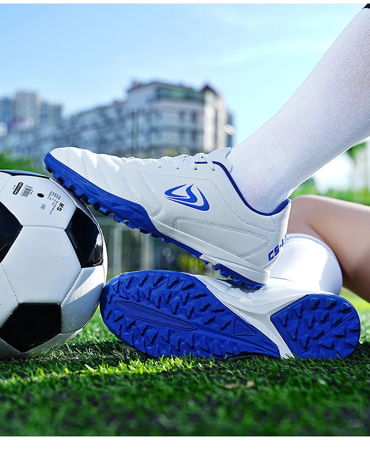 Unisex Large Size Adult Training Game Sneakers Indoor Outdoor Lawn Youth Student Sport Soccer Shoes 39-45#