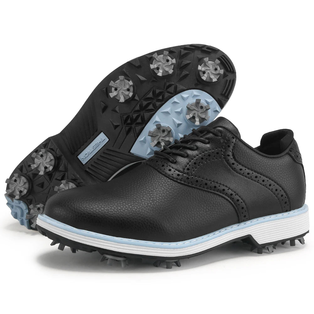Chaussures de golf professionnelles pour femmes, chaussures de marche décontractées et tendance, chaussures de sport de golf confortables et antidérapantes pour le fitness en plein air
