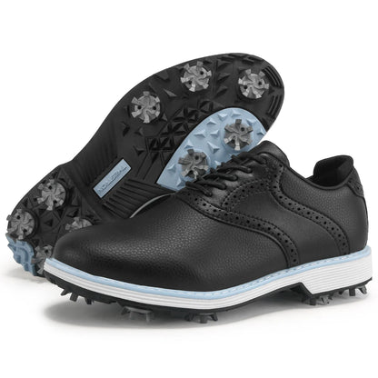 Chaussures de golf professionnelles pour femmes, chaussures de marche décontractées et tendance, chaussures de sport de golf confortables et antidérapantes pour le fitness en plein air