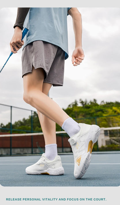 Badmintonová obuv Pánská tréninková sportovní obuv pro vnitřní i venkovní použití Protiskluzová Odolná proti opotřebení Síťovina Prodyšná Obuv na stolní tenis