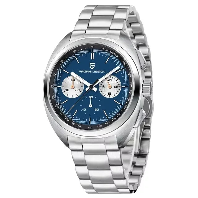 2026Pagani design watch luxury men's quartz watch speed men's chronograph top brand all-steel sapphire diving relógios masculino