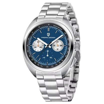 2026Pagani design watch luxury men's quartz watch speed men's chronograph top brand all-steel sapphire diving relógios masculino