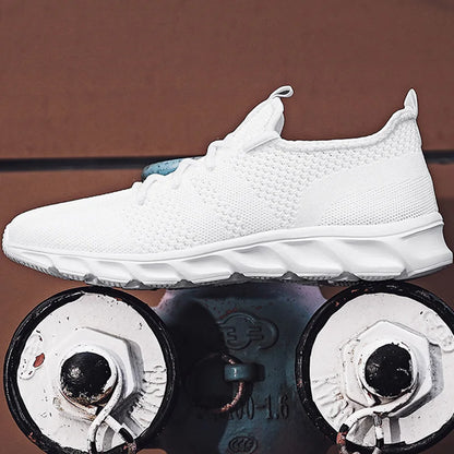 Herenhardloopschoenen met zachte zolen, slijtvaste, ademende sportschoenen van mesh, outdoor-mode, tennis schoenen in grote maten voor heren