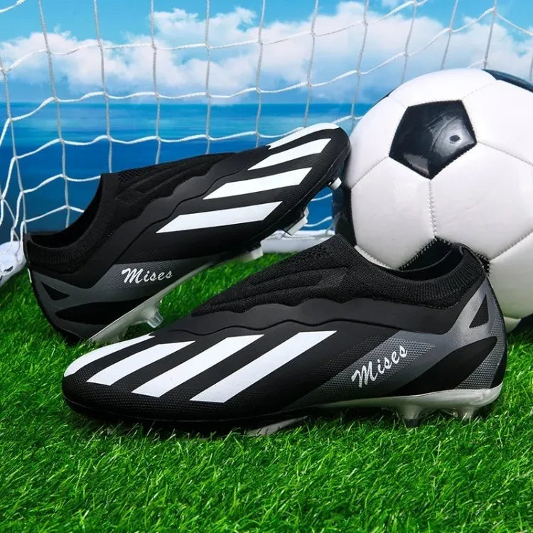 New Men Soccer Shoes Cleats Outdoor Sport Training Breathable Football Boots Long Spikes FG Boys Non Slip Match Comfortable