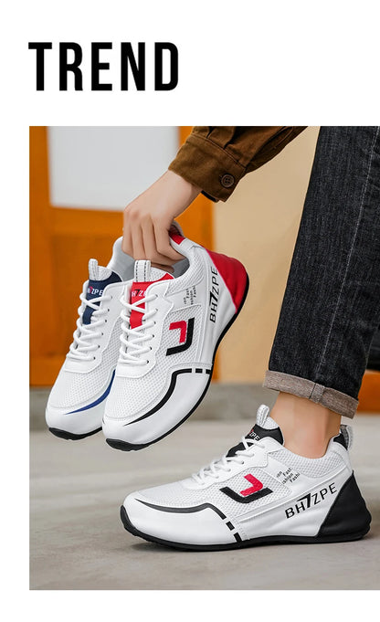 Brand protection 2026 new men's lightweight non-slip breathable wear-resistant running sports fashion versatile casual shoes