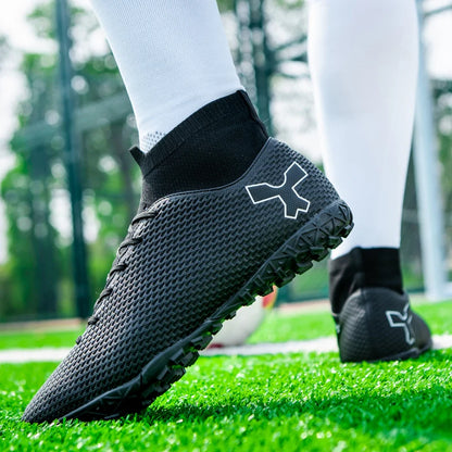Hoogwaardige voetbalschoenen voor heren, duurzame voetbalschoenen voor jongens, lichtgewicht voetbalschoenen voor kinderen, futsal-trainingsschoenen, voetbalschoenen met noppen