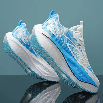 2026 Air Cushion Jogging Shoes Running Shoes Carbon Board Marathon Men Sports Breathable Lightweight Women's Nonskid Sneakers