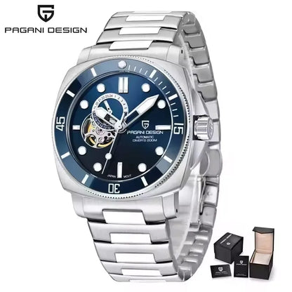 PD1736 PAGANI DESIGN 2025 Men Automatic Mechanical Watches Casual Fashion Sapphire Stainless Steel Diving TMI NH39 Reloj Hombre