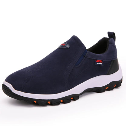 Sapatos desportivos casuais para homem, para caminhadas ao ar livre, acampamento, corrida leve e jogging, mocassins antiderrapantes, sapatos de caminhada, tamanhos grandes 38-50