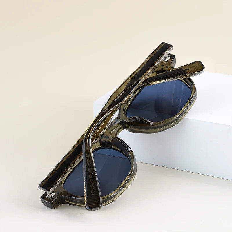 CATERSIDE New Fashion Punk Men Sunglasses Frame Square Personalized Design Sun Glasses Women Travel Party Business Festival Gift