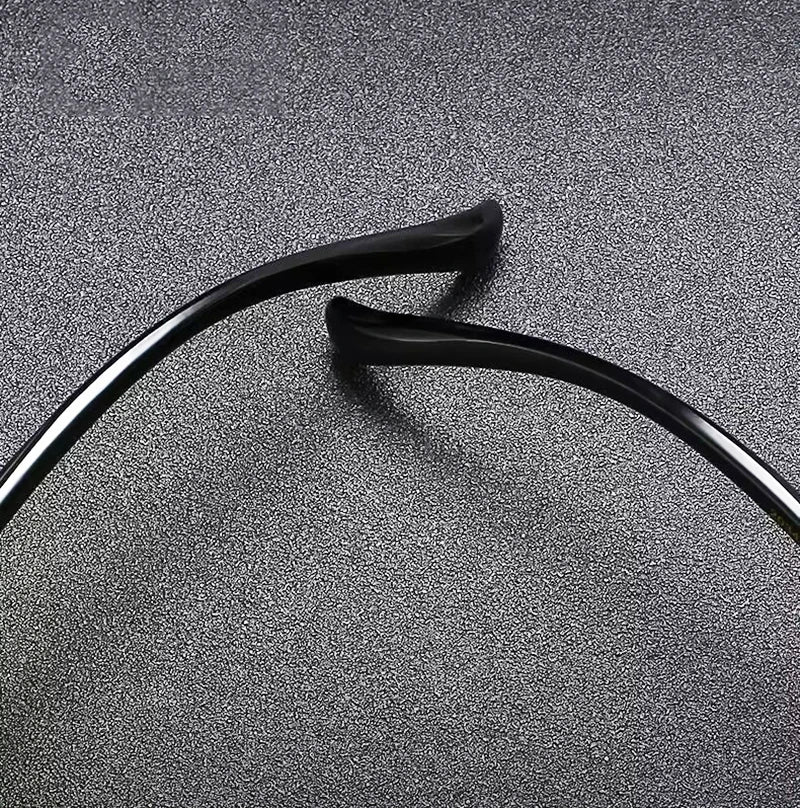 KLASSNUM Męskie modne okulary rowerowe bez oprawek, fotochromowe, polaryzacyjne, zmieniające kolor, do wędkowania, jazdy samochodem, żółte szkła