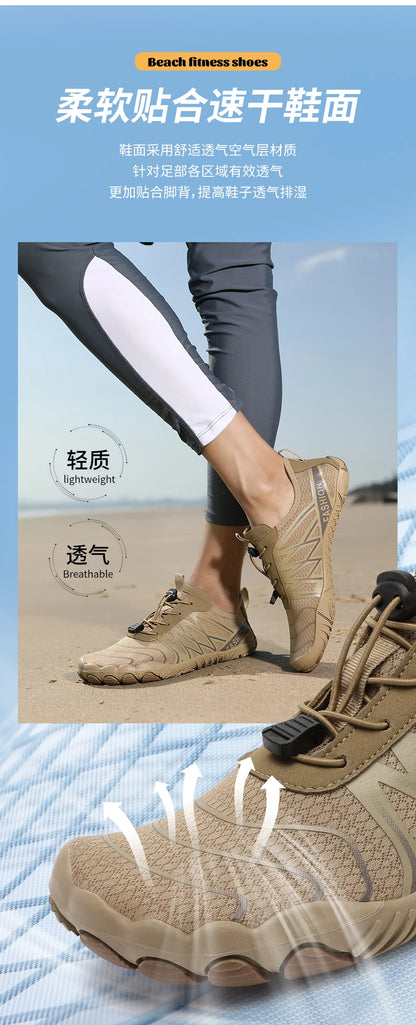 Scarpe da acqua unisex ad asciugatura rapida, scarpe da acqua antiscivolo, sneakers da spiaggia a piedi nudi per uomo e donna, per nuoto, surf, guado e sport all'aria aperta