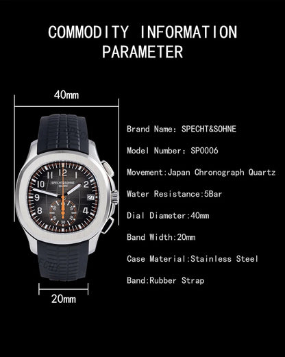 2026 High Quality Men's Watches Luxury Brand Japan VD53 Chronograph Sports Classic 5167 Quartz Watch Stainless Steel Waterproof