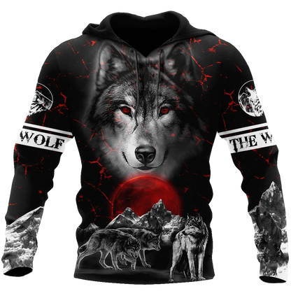 Wolf-Print-Hoodies für Herren, 3D-Hoodies, Marken-Sweatshirts, Jacken, hochwertiger Pullover, modische Trainingsanzüge, Animal-Streetwear für draußen