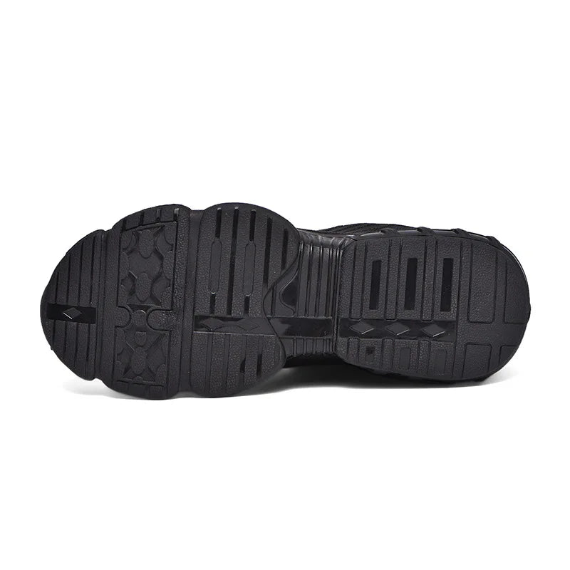 Chaussures de sécurité indestructibles à bout en acier, antidérapantes, résistantes à l'abrasion, chaussures de travail pour hommes, baskets robustes et confortables, neuves