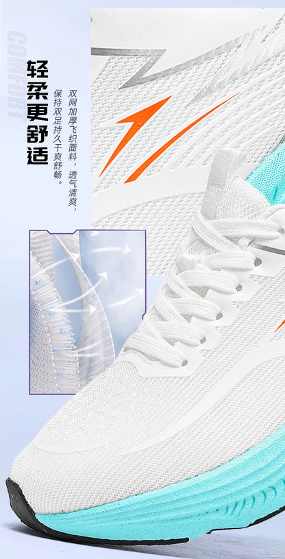 Men Running Shoes Marathon Sports Air Cushion Carbon Board Breathable Lightweight Comfortable Women Outdoor Athletic Sneakers