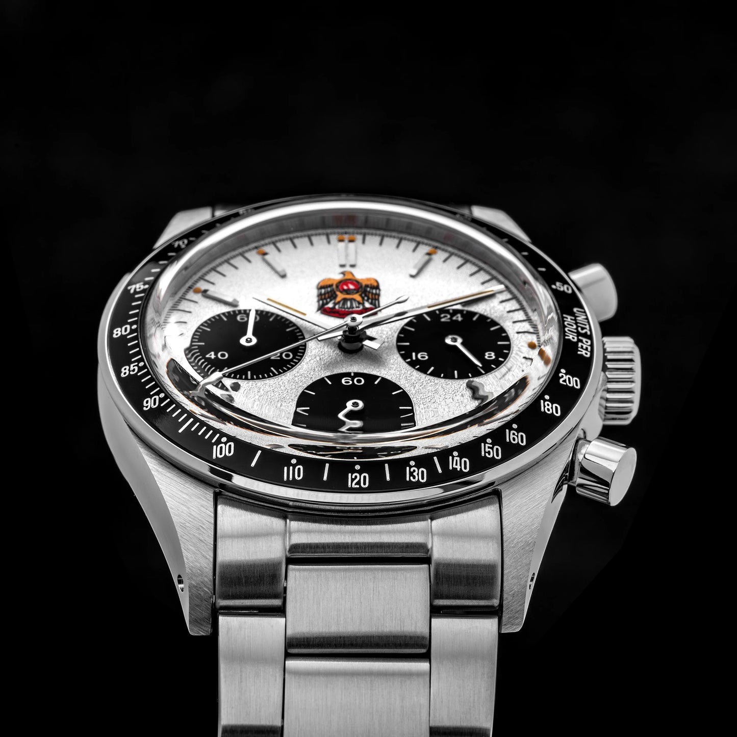 Thorn T010 37mm Quartz Watch VK63 Movement Mens Chronograph Watch Sapphire K9 Glass Luminous Waterproof Fashionable Retro Watch