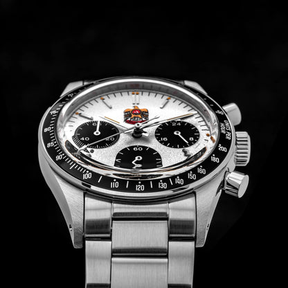 Thorn T010 37mm Quartz Watch VK63 Movement Mens Chronograph Watch Sapphire K9 Glass Luminous Waterproof Fashionable Retro Watch
