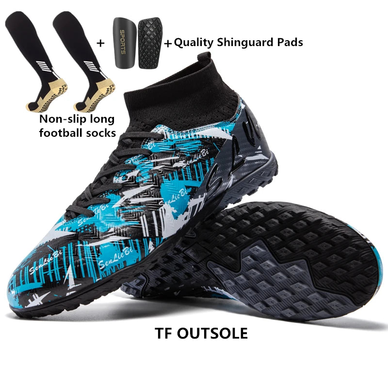 Veľkosť 34–46 Pánske futbalové kopačky FG/TF Futsal Profesionálne Unisex Detské futbalové topánky Tréningové Vonkajšie Chlapčenské futbalové topánky Tenisky