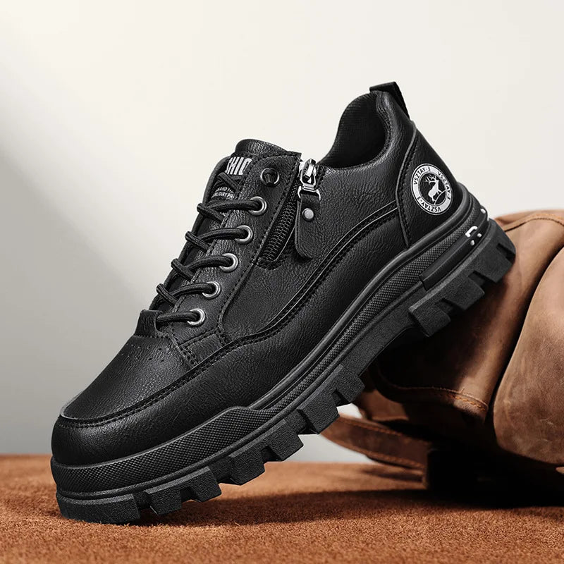 Chaussures de sport décontractées pour homme, pour la randonnée et les activités de plein air, tendance, mode urbaine, confortables, à semelle épaisse