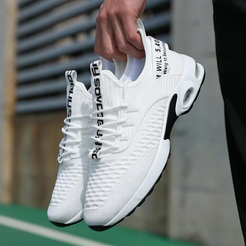 Letnie buty męskie Siateczkowe buty sportowe na co dzień Buty wiosenno-letnie Tenisówki Lekkie buty do chodzenia Czarne trampki Produkt cieszący się dużą popularnością