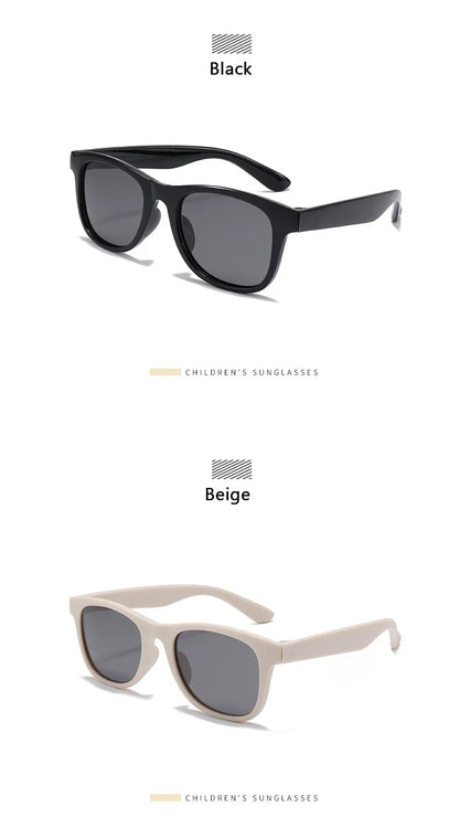 Kids Polarized Sunglasses TR90 Boys Girls Sun Glasses Silicone Safety Glasses Gift for Children Baby UV400 Eyewear Age 3-12