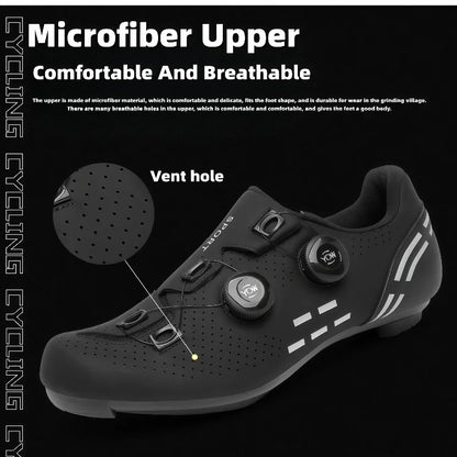 Scarpe da ciclismo di alta qualità da uomo SPD autobloccanti per bici da corsa, scarpe sportive da donna MTB da montagna antiscivolo 36-47