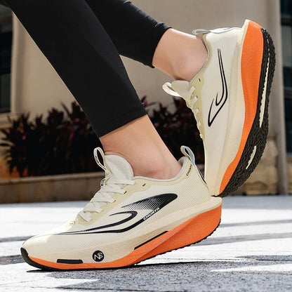 Mens Running Shoes 2025 New Professional Cushioned Breathable Marathon Fashion Sports Training Kightweight Sneakers for Man