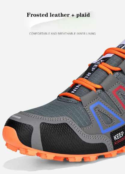 Chaussures de randonnée unisexes à lacets, antidérapantes et légères ; chaussures de sport tactiques d'entraînement pour hommes ; chaussures de cyclisme décontractées sans crampons pour femmes
