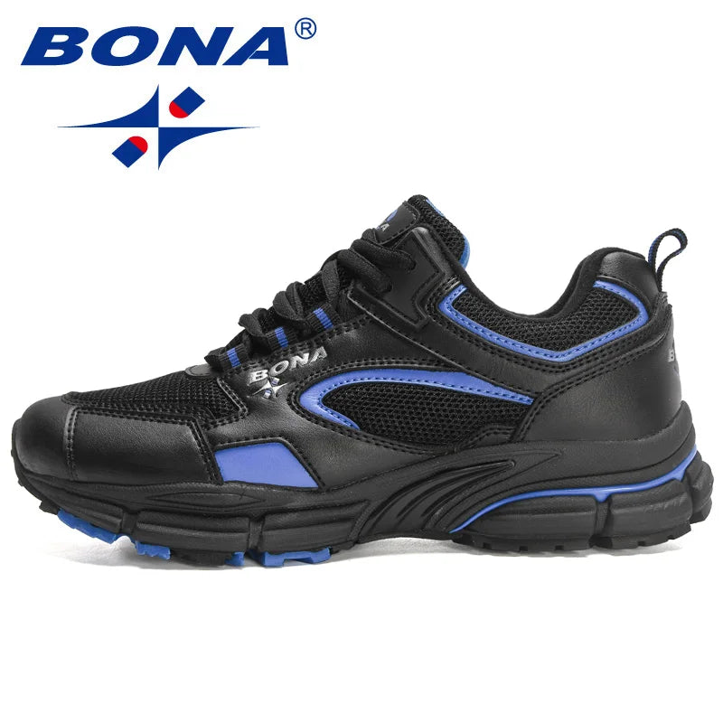 BONA Běžecké boty od nových návrhářů Prodyšné outdoorové sportovní boty Dámské lehké tenisky Dámské pohodlné sportovní boty
